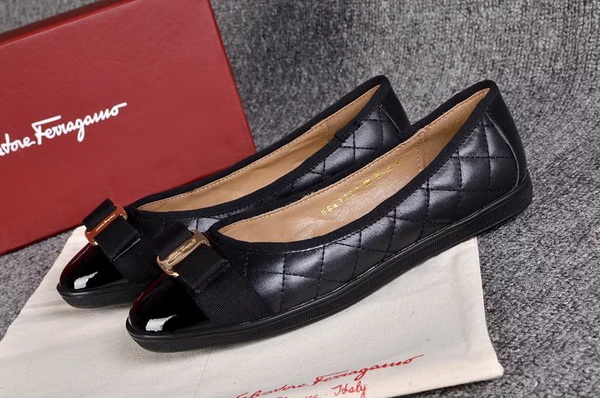 Ferragamo Shallow mouth flat shoes Women--017